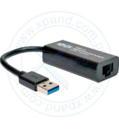 ADAPTADOR DE RED TRIPPE-LITE U336-000-R, USB 3.0 SUPERSPEED A GIGABIT ETHERNET.